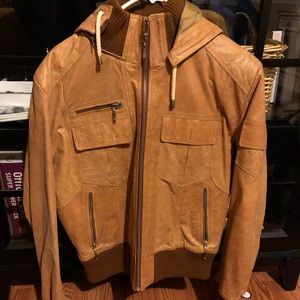 Camel Leather Jacket